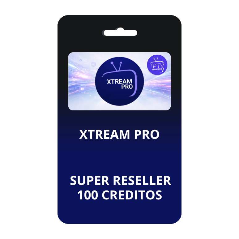 Xtream pro super reseller 100 creditos